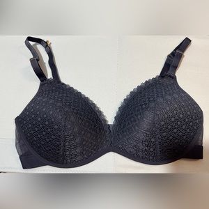 Crochet Lace Deep V No-Wire Push-Up